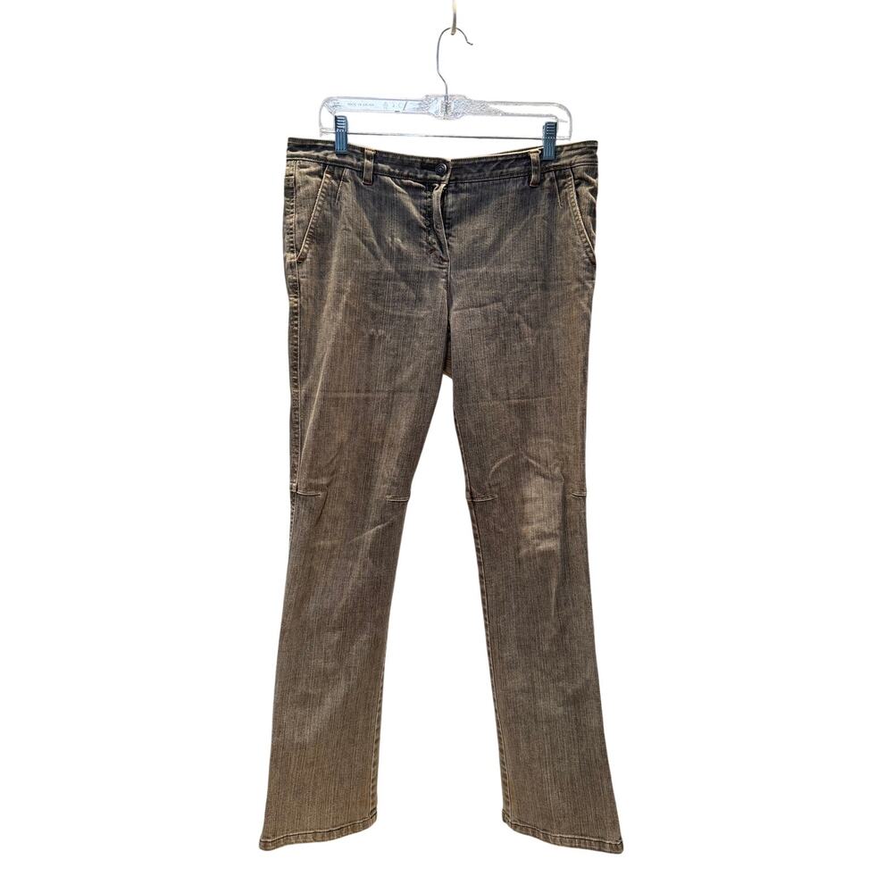 Theory Jeans Womens 8 34x33 Gray Denim Straight Leg Casual Cotton Classic